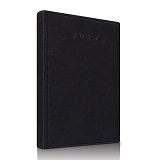 Agenda datata A5 2025 Herlitz Clasic negru 352 file 9492800