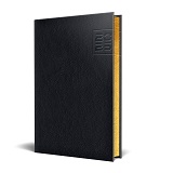 Agenda datata A5 2025 Premium Deluxe Chiavenna negru margini auriu 352 Herlitz 9493840